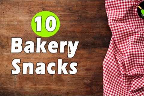 10 Bakery Snacks Recipes | Easy Bakery Recipes Indian | Teatime Snacks Recipes | Bake Recipes