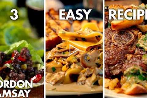 Three Easy Recipes To Make Your Week Easier | Gordon Ramsay