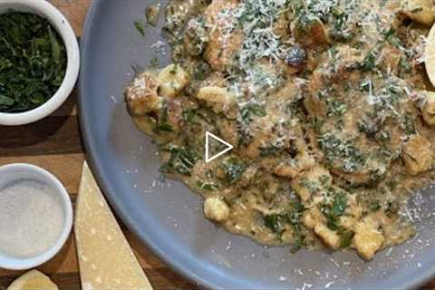 How to Make Chicken Piccata with Potato Gnocchi | Ryan Scott