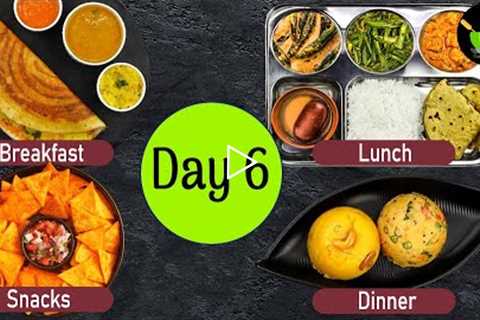 One-Day Meal Plan | Breakfast Lunch And Dinner Plan | Healthy Indian Meal Plan Day - 6 |Easy Recipes