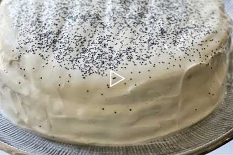 How to Make Poppy Seed Cake with Sour Cream Frosting