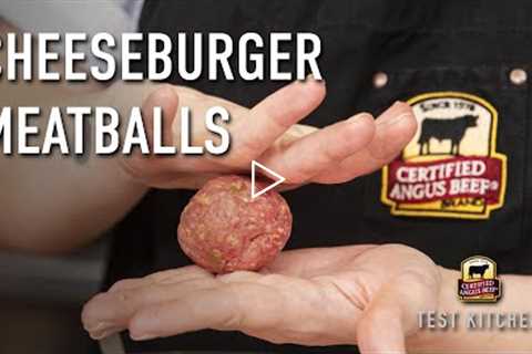 Kid-Friendly Cheeseburger Meatballs Recipe