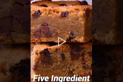 5 Ingredient Cookie Bars #Shorts