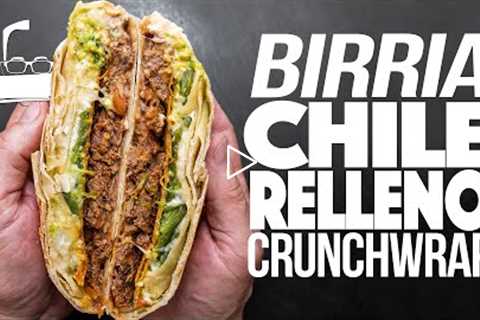 THE BIRRIA CHILE RELLENO CRUNCHWRAP | SAM THE COOKING GUY