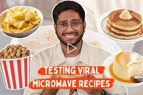 Testing VIRAL Microwave Recipes😱 UNBELIEVABLE Potato Chips, Caramel Popcorn & More in Microwave