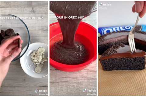 This Viral Video Shows You How to Make a 3-Ingredient OREO Cake (It Completely Took Over the..