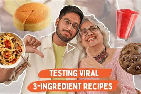 Testing VIRAL 3 Ingredient Recipes | Easy Mother’s Day Recipes Tested | SHOCKING Results😳