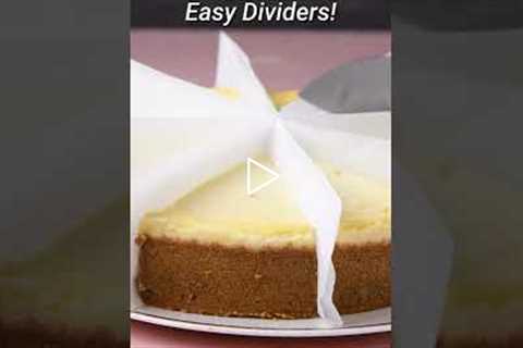 How To Get Clean Cake Slices #Shorts