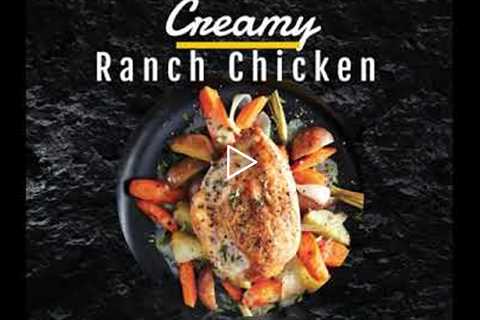Creamy Slow Cooker Ranch Chicken Recipe | Crockpot Ranch Chicken