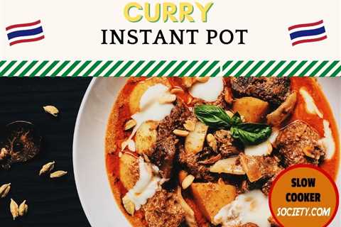 Thai Instant Pot Beef Massaman Curry