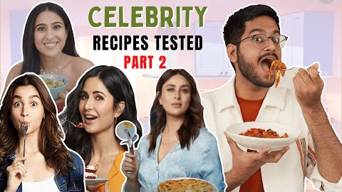 Testing BOLLYWOOD Celebrity Recipes ? Kareena Kapoor, Katrina Kaif, Alia Bhatt, Sonam Kapoor & more