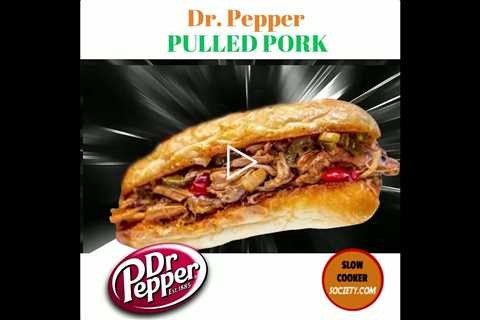 Dr. Pepper Slow Cooker Pulled Pork Recipe | Dr. Pepper Crock Pot Pulled Pork the Easy Way