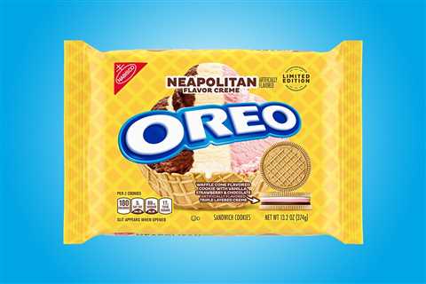 Oreo Just Came Out with a Neapolitan Flavor, and We Can't Wait to Try It