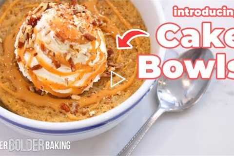 2-Minute Microwave Cake Bowls