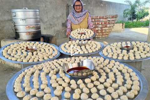 Veg Momos Recipe By My Granny | Street Food | Momos Recipe | Asmr | Village Food | Indian Recipes