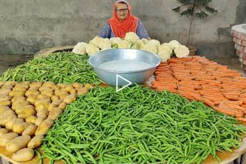 VEGETABLE KURMA RECIPE | NORTH INDIAN VEG KORMA RECIPE | CURRY RECIPE | VILLAGE FOOD