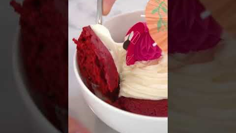 Try This Red Velvet Cake Bowl