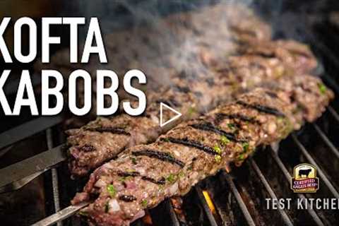 Ground Beef Kabobs with Lebanese Seasoning