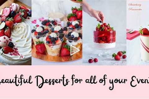 BEAUTIFUL DESSERTS 🧁 FOR ALL OF YOUR EVENTS & DINNER PARTIES