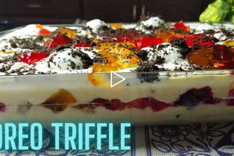 Oreo triffle recipe | Oreo dessert recipes | Oreo triffle by Multiple things with Riya|