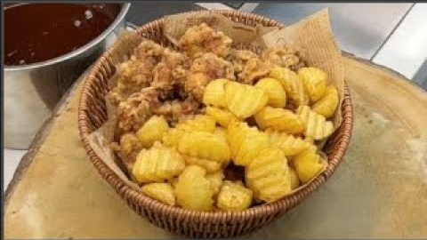 Best Deep fried Pork Rib with Potato Yummy