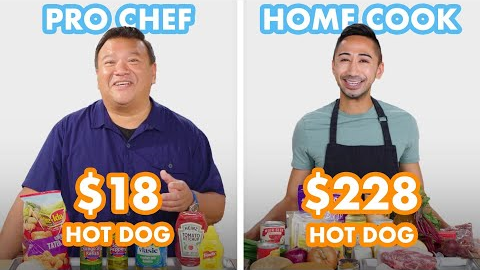 $228 vs $18 Hot Dog: Pro Chef & Home Cook Swap Ingredients | Epicurious