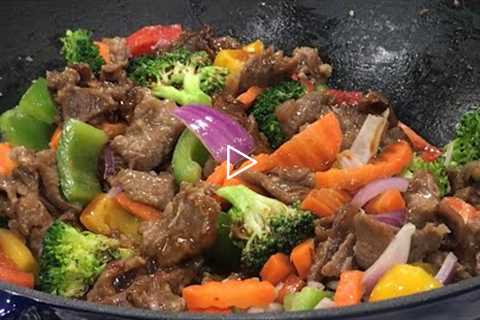 My Simple Beef Vegetable Sauce Recipe | Dinner In Under 30 Minutes