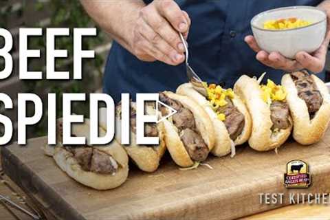 Grilled Beef Spiedie Recipe