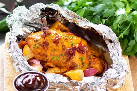 Healthy Chicken Breast Baked in Foil Packets