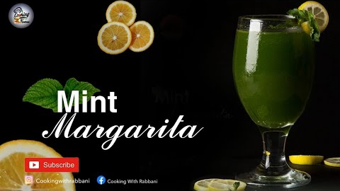 Homemade Mint Margarita | Restaurant Style Mint Margarita | Healthy Drink | Cooking with Rabbani