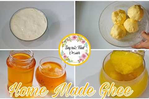 Home Made Ghee | Clarified butter Recipe By Sayeeda Food Creator