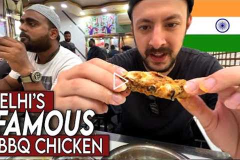 🇮🇳 Delhi’s Famous Butter Tikka Chicken | Indian Street Food, Jama Masjid (2022)