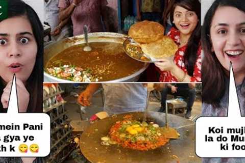 MUMBAI STREET FOOD | Best Indian Street Food | Pakistani Reaction!!