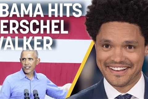 Obama Roasts Herschel Walker on the Campaign Trail | The Daily Show In Atlanta