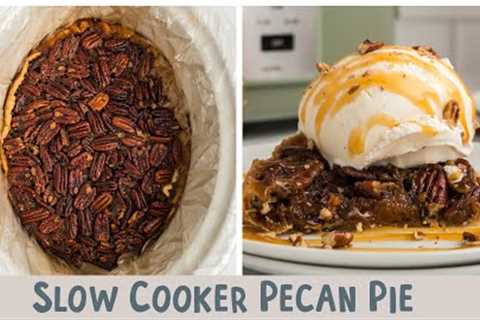 🥧Slow Cooker Pecan Pie 🥧