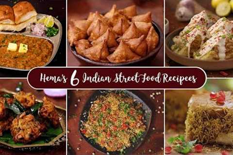 6 Famous Indian Street Food Recipes | Evening Snacks Recipe | Street Food of India @HomeCookingShow