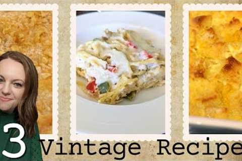 3 Vintage?!? recipes | What qualifies them as VINTAGE??