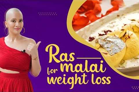 Rasmalai recipe for weight loss | Paneer fat loss recipes | Whole milk | Indian diet plan by Richa