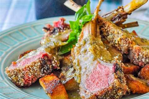 Parmesan Panko Crusted Rack of Lamb