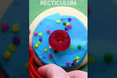 Science Made Delicious: Create a Plant Cell Cake that is both Educational and Tasty #shorts