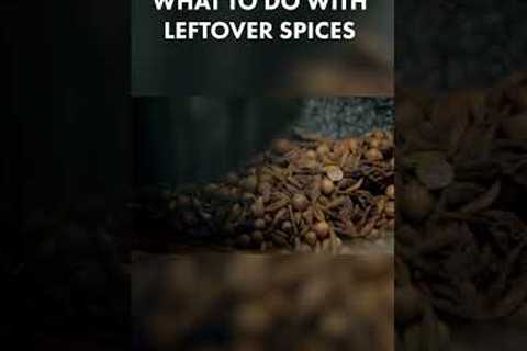 Storing Leftover Spices #shorts