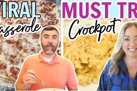 2 EASY RECIPES THAT WILL BLOW YOU AWAY | VIRAL CASSEROLE AND MUST TRY CROCKPOT RECIPES