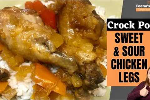 Crock Pot Sweet and Sour Chicken Legs - Super Simple and Delicious!!