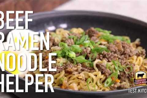 Beef Ramen Noodle Helper