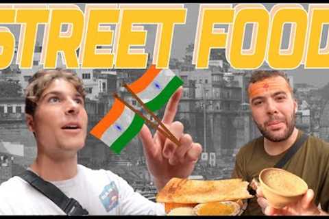 Foreigners Try Indian Street Food 🇮🇳