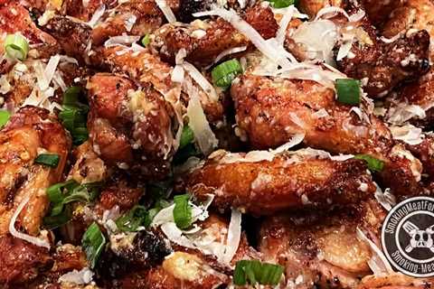 Smoked Garlic Parmesan Chicken Wings