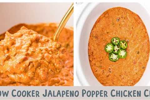 Slow Cooker Jalapeno Popper Chicken Chili