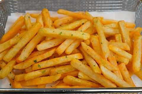 How to Make French Fries At Home ! Crispy Delicious ,  Incredibly Easy