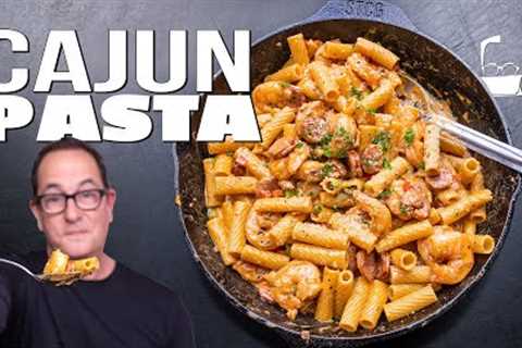 ONE PAN CREAMY CAJUN PASTA...WOW! | SAM THE COOKING GUY