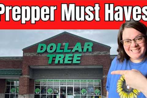 PREPPING ON A BUDGET || Prepper Items You Must Buy From The Dollar Tree